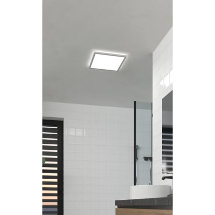 Eglo - LED-kattovalaisin kylpyhuoneeseen LED/17,6W/230V 2700K/4000K/6500K 39x39 cm IP44 valkoinen