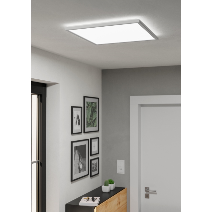 Eglo - LED-ulkokattovalaisin LED/17W/230V 2700/4000/6500K 50x50 cm IP44 valkoinen