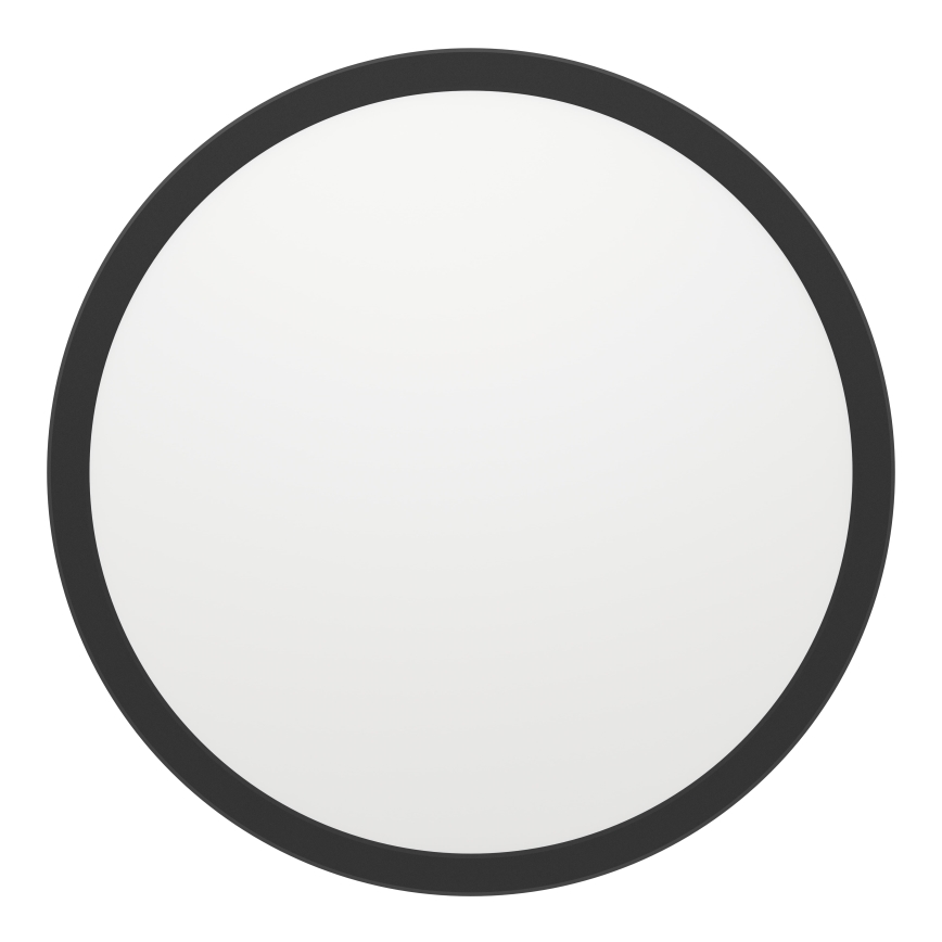 Eglo - LED Himmennettävä ulko katto kevyt LED/18,5W/230V 2700-6500K halkaisija 38,9 cm IP44 musta + kauko-ohjaus