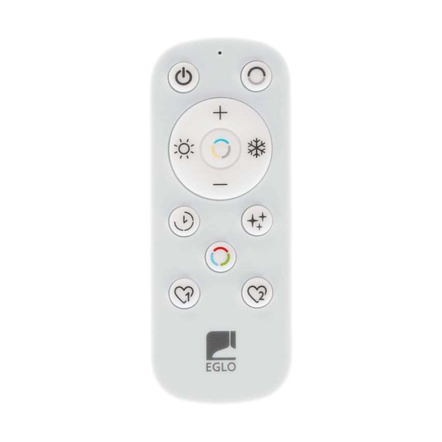 Eglo - LED Himmennettävä ulko katto kevyt LED/18,5W/230V 2700-6500K halkaisija 38,9 cm IP44 valkoinen + kauko-ohjaus