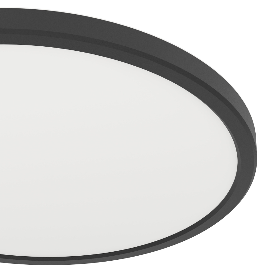 Eglo - LED RGBW Himmennettävä ulko katto kevyt LED/13,9W/230V 2700-6500K halkaisija 30 cm IP44 musta ZigBee