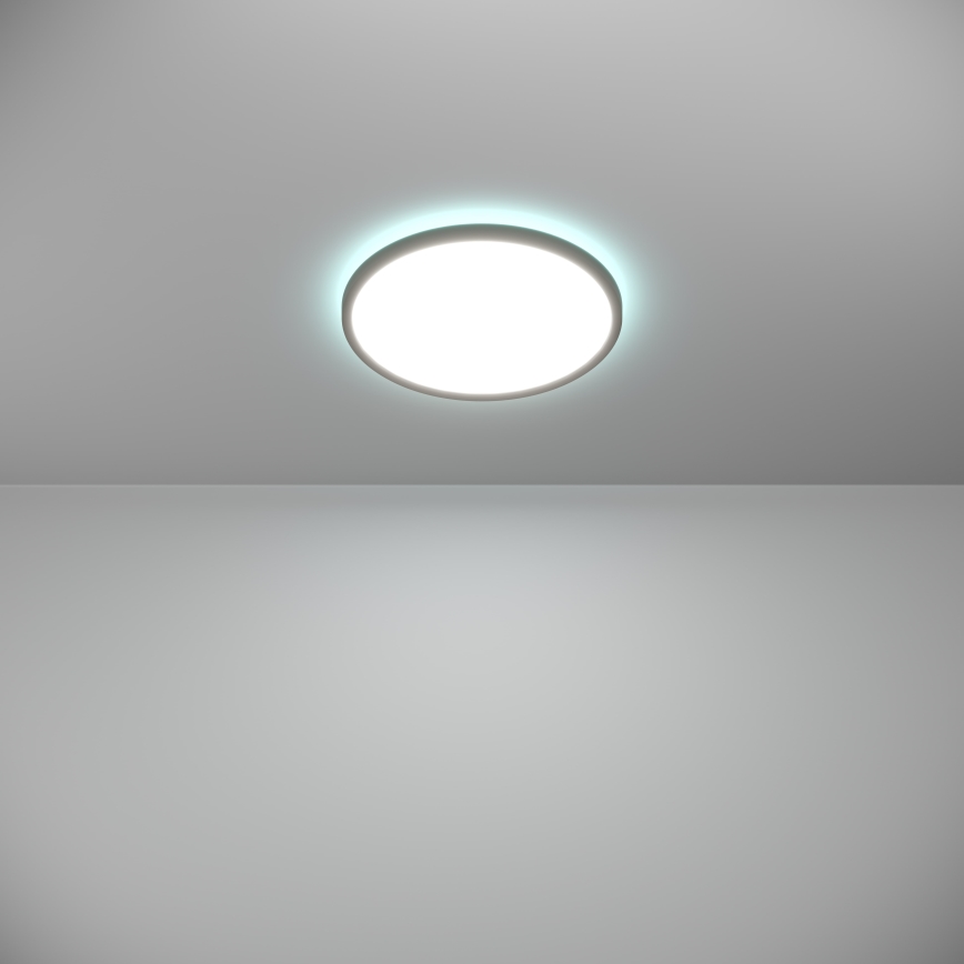 Eglo - LED RGBW Himmennettävä ulko katto kevyt LED/13,9W/230V 2700-6500K halkaisija 30 cm IP44 musta ZigBee