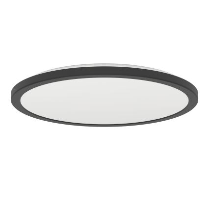 Eglo - LED RGBW Himmennettävä ulko katto kevyt LED/18,5W/230V 2700-6500K halkaisija 38,9cm IP44 musta ZigBee