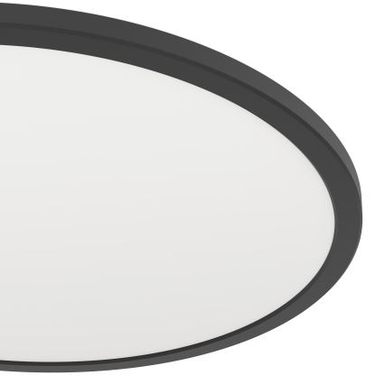 Eglo - LED RGBW Himmennettävä ulko katto kevyt LED/16,8W/230V 2700-6500K halkaisija 50 cm IP44 musta ZigBee