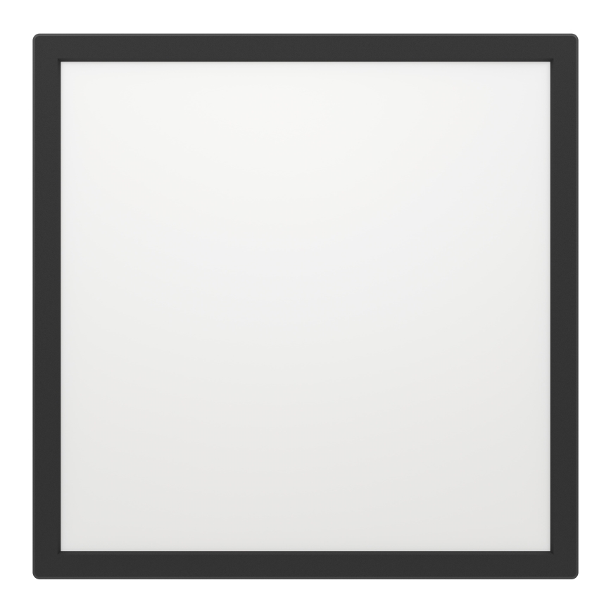 Eglo - LED RGBW Himmennettävä ulko katto kevyt LED/17,6W/230V 2700-6500K 39x39 cm IP44 musta ZigBee