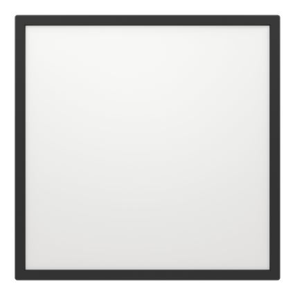 Eglo - LED RGBW Himmennettävä ulko katto kevyt LED/17W/230V 2700-6500K 50x50cm IP44 musta ZigBee