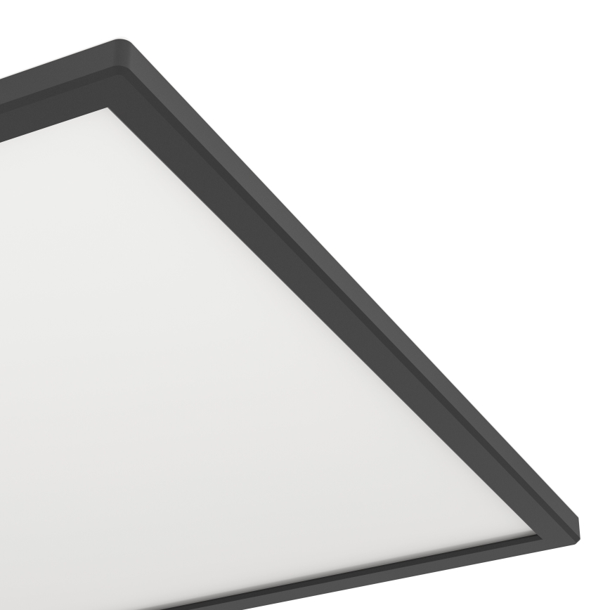 Eglo - LED RGBW Himmennettävä ulko katto kevyt LED/17W/230V 2700-6500K 50x50cm IP44 musta ZigBee