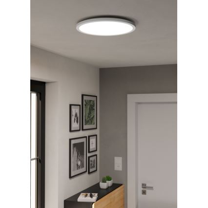 Eglo - LED RGBW Himmennettävä ulko katto kevyt LED/18,5W/230V 2700-6500K halkaisija 38,9cm IP44 valkoinen ZigBee