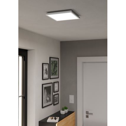 Eglo - LED RGBW Himmennettävä ulko katto kevyt LED/13,4W/230V 2700-6500K 29x29 cm IP44 valkoinen ZigBee