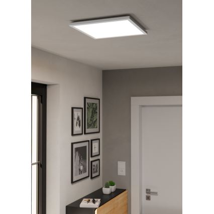 Eglo - LED RGBW Himmennettävä ulko katto kevyt LED/17,6W/230V 2700-6500K 39x39 cm IP44 valkoinen ZigBee
