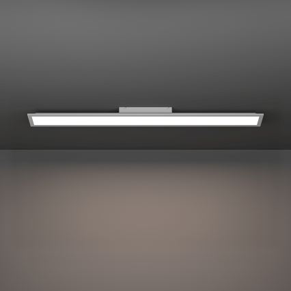 Eglo - himmennettävä pintavalaisin LED/28,3W/230V 2700-6500K 120x15 cm valkoinen + kaukosäädin