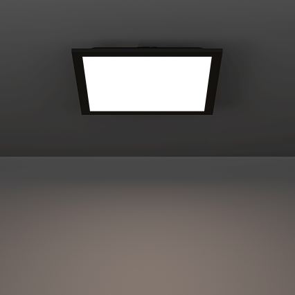 Eglo - LED RGBW Himennettävä kattovalaisin LED/14W/230V 2700-6500K 30x30 cm musta