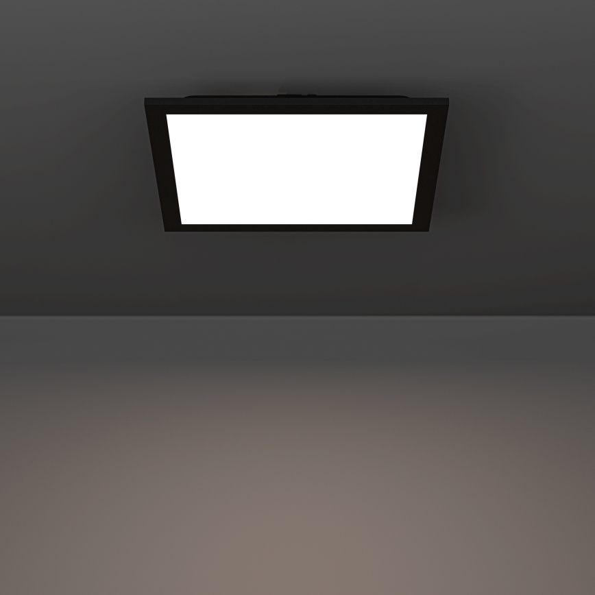 Eglo - LED RGBW Himennettävä kattovalaisin LED/14W/230V 2700-6500K 30x30 cm musta