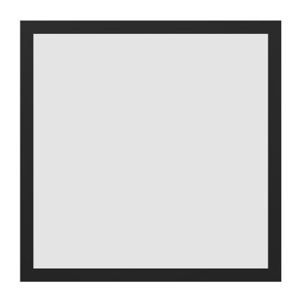Eglo - LED RGBW himmennettävä kattovalaisin LED/19W/230V 2700-6500K 40x40 cm musta