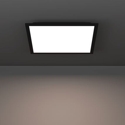 Eglo - LED RGBW himmennettävä kattovalaisin LED/19W/230V 2700-6500K 40x40 cm musta