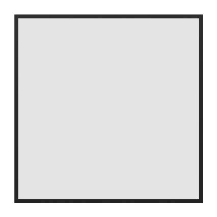 Eglo - LED RGBW himmennettävä pinta-asennettava LED-paneeli/33W/230V 2700-6500K 60x60 cm musta