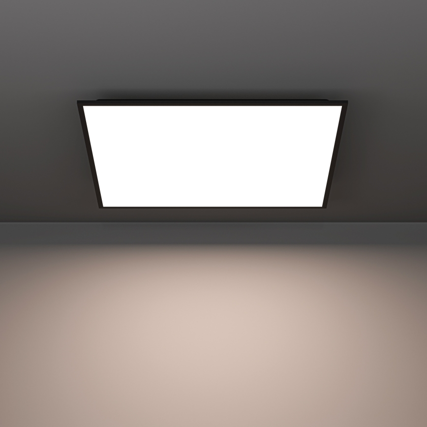 Eglo - LED RGBW himmennettävä pinta-asennettava LED-paneeli/33W/230V 2700-6500K 60x60 cm musta