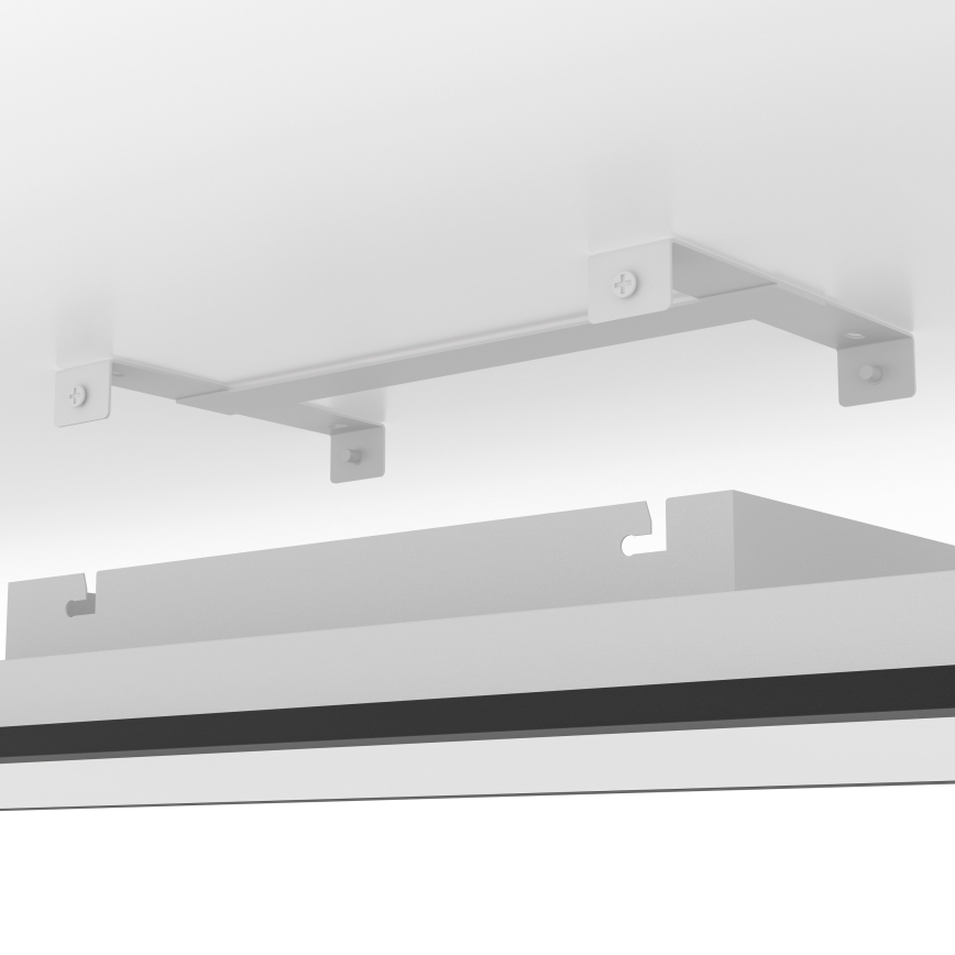 Eglo - LED RGBW himennettävä pinta-asennettava paneeli LED/34W/230V 2700-6500K 120x30 cm musta