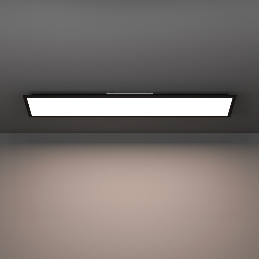 Eglo - LED RGBW himennettävä pinta-asennettava paneeli LED/34W/230V 2700-6500K 120x30 cm musta