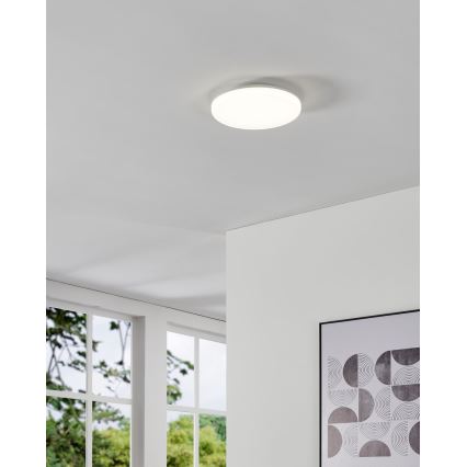 Eglo - LED-kattovalaisin kylpyhuoneeseen liiketunnistimella LED/20W/230V 2700/4000/6500K Ø 31 cm IP54 valkoinen