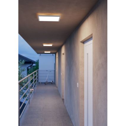 Eglo - LED Kylpyhuoneen kattovalaisin LED/20,2W/230V 39x39 cm IP54 valkoinen