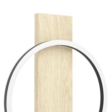 Eglo - LED-seinävalaisin LED/12W/230V 3000K beige/musta