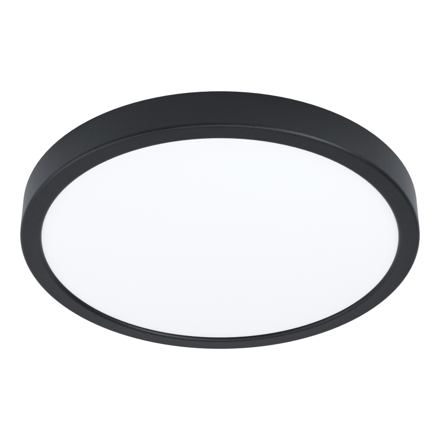 Eglo - LED RGBW himmennettävä kylpyhuoneen kattovalaisin, LED/17,5 W/230 V, 2700–6500 K, Ø 39,9 cm, IP44, musta
