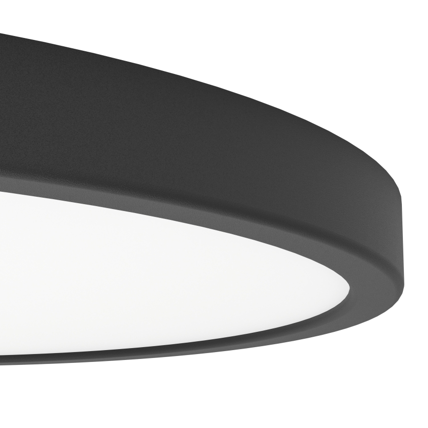 Eglo - LED RGBW himmennettävä kylpyhuoneen kattovalaisin, LED/17,5 W/230 V, 2700–6500 K, Ø 39,9 cm, IP44, musta