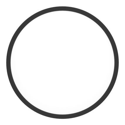 Eglo - LED RGBW himmennettävä kylpyhuoneen kattovalaisin, LED/17,5 W/230 V, 2700–6500 K, Ø 39,9 cm, IP44, musta