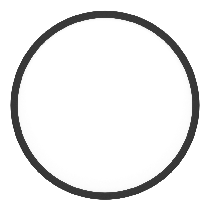 Eglo - LED RGBW himmennettävä kylpyhuoneen kattovalaisin, LED/17,5 W/230 V, 2700–6500 K, Ø 39,9 cm, IP44, musta