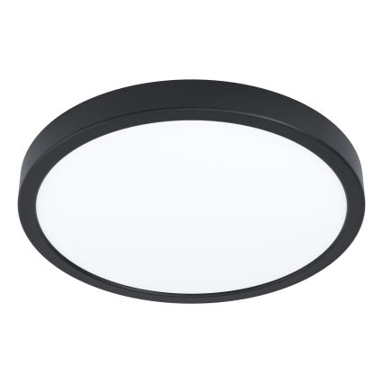 Eglo - LED RGBW himmennettävä kylpyhuoneen kattovalaisin LED/17,5 W/230 V 2700–6500 K halkaisija 38,9 cm IP44 musta