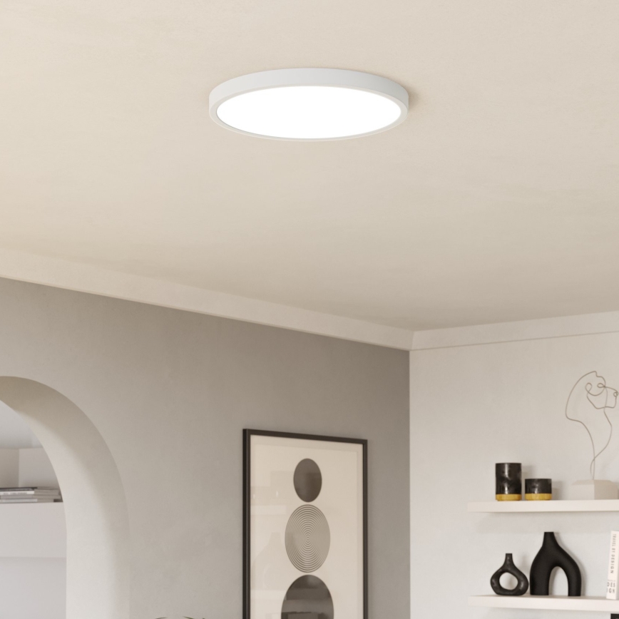 Eglo - himmennettävä RGBW-LED-kylpyhuoneen kattovalaisin LED/17,5W/230V 2700-6500K halkaisija 38,9 cm IP44 valkoinen