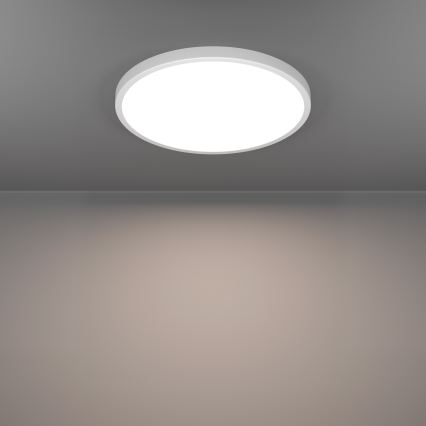Eglo - himmennettävä RGBW-LED-kylpyhuoneen kattovalaisin LED/17,5W/230V 2700-6500K halkaisija 38,9 cm IP44 valkoinen