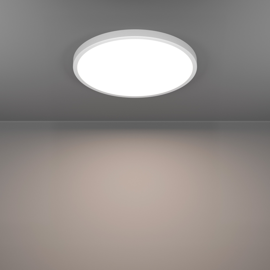 Eglo - himmennettävä RGBW-LED-kylpyhuoneen kattovalaisin LED/17,5W/230V 2700-6500K halkaisija 38,9 cm IP44 valkoinen