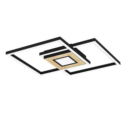 Eglo - LED-himmennettävä kattovalaisin 2xLED/17W/230V +LED/4,2W 2700-6500K + kaukosäädin