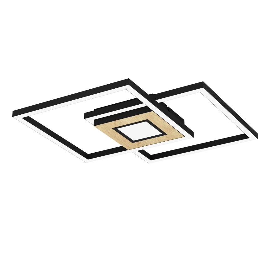 Eglo - LED-himmennettävä kattovalaisin 2xLED/17W/230V +LED/4,2W 2700-6500K + kaukosäädin