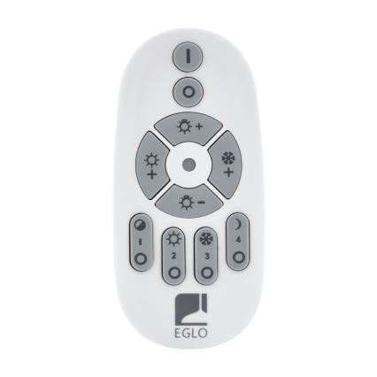 Eglo - LED-himmennettävä kattovalaisin 2xLED/17W/230V +LED/4,2W 2700-6500K + kaukosäädin