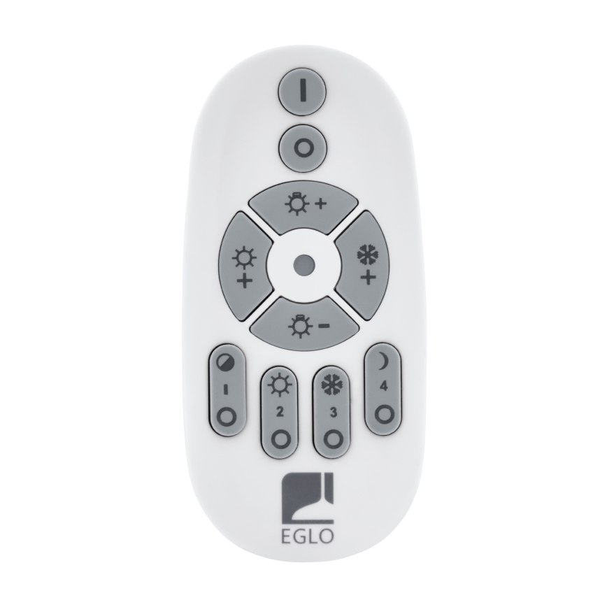 Eglo - LED-himmennettävä kattovalaisin 2xLED/17W/230V +LED/4,2W 2700-6500K + kaukosäädin