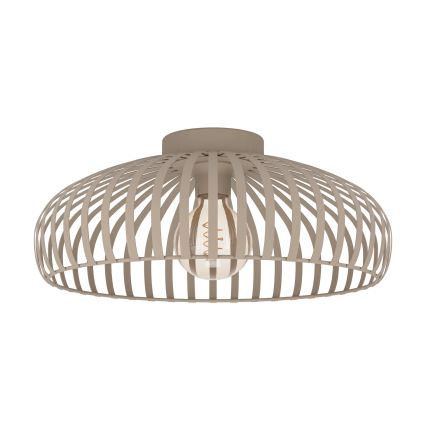 Eglo - Kattovalaisin 1xE27/40W/230V halkaisija 43 cm hiekanvärinen