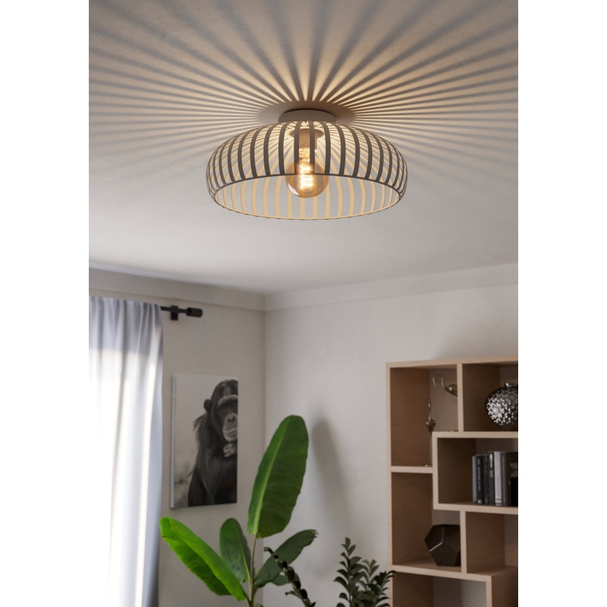 Eglo - Kattovalaisin 1xE27/40W/230V halkaisija 43 cm hiekanvärinen
