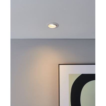 Eglo - SETTI 3x LED upotettava valo 1xGU10/4W/230V valkoinen