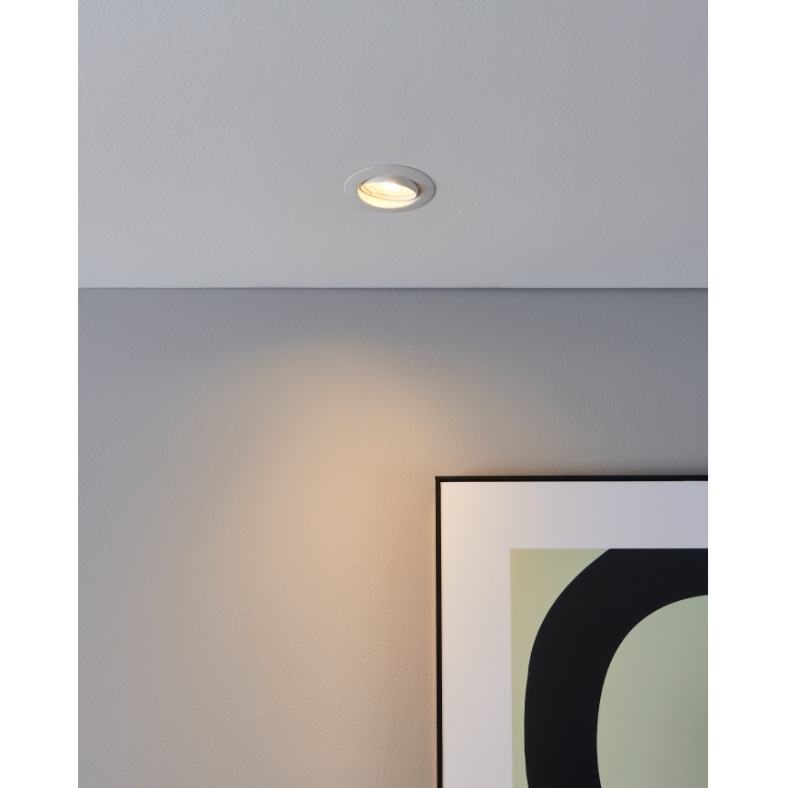 Eglo - SETTI 3x LED upotettava valo 1xGU10/4W/230V valkoinen