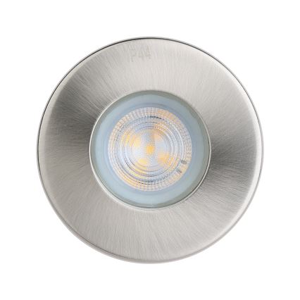 Eglo - SETTI 3xLED Kylpyhuoneen upotettu valo 1xGU10/4W/230V IP44 mattakromi