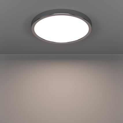 Eglo - LED-kylpyhuoneen kattovalaisin LED/14,2W/230V 2700/4000/6500K halkaisija 27,8 cm IP44 kiiltävä kromi