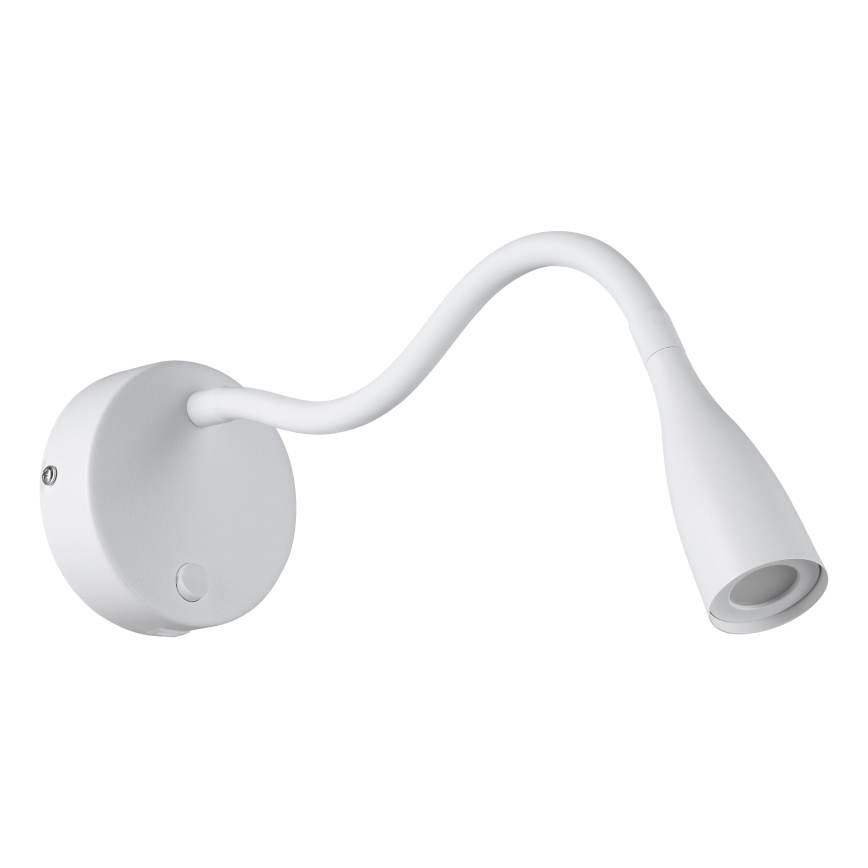 Eglo - LED-joustava seinävalaisin USB-liitännällä, 3,8 W, 230 V, valkoinen