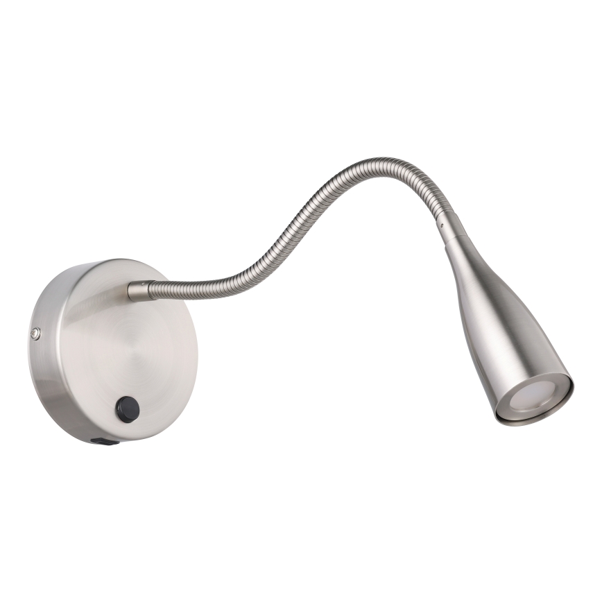 Eglo - LED-joustava seinävalaisin USB-liitännällä LED/3,8W/230V mattakromi