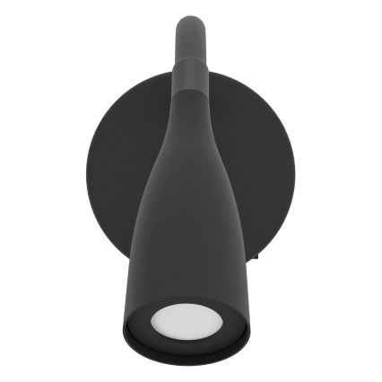 Eglo - Taipuisa LED-seinävalaisin LED/3,8W/230V musta