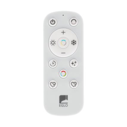 Eglo - Himennettävä LED-riippuvalaisin vaijerilla 2xLED/20W/230V 2700–6500K Ø 48 cm musta + kaukosäädin