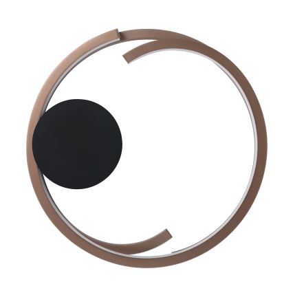 Eglo - Himmennettävä LED-kattovalaisin 2xLED/20W/230V 2700-6500K halkaisija 48 cm pronssinvärinen + kaukosäädin