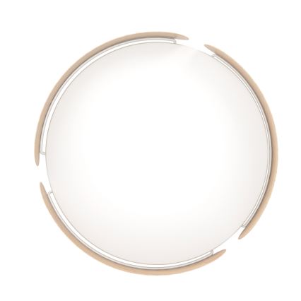 Eglo - LED-kattovalaisin LED/20W/230V Ø 37 cm beige